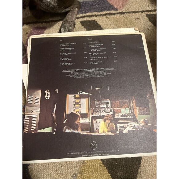 Vintage Vinyl LP Leon Russell Marc Benno ASYLUM CHOIR II 1969 Shelter #8910 - Picture 2 of 2